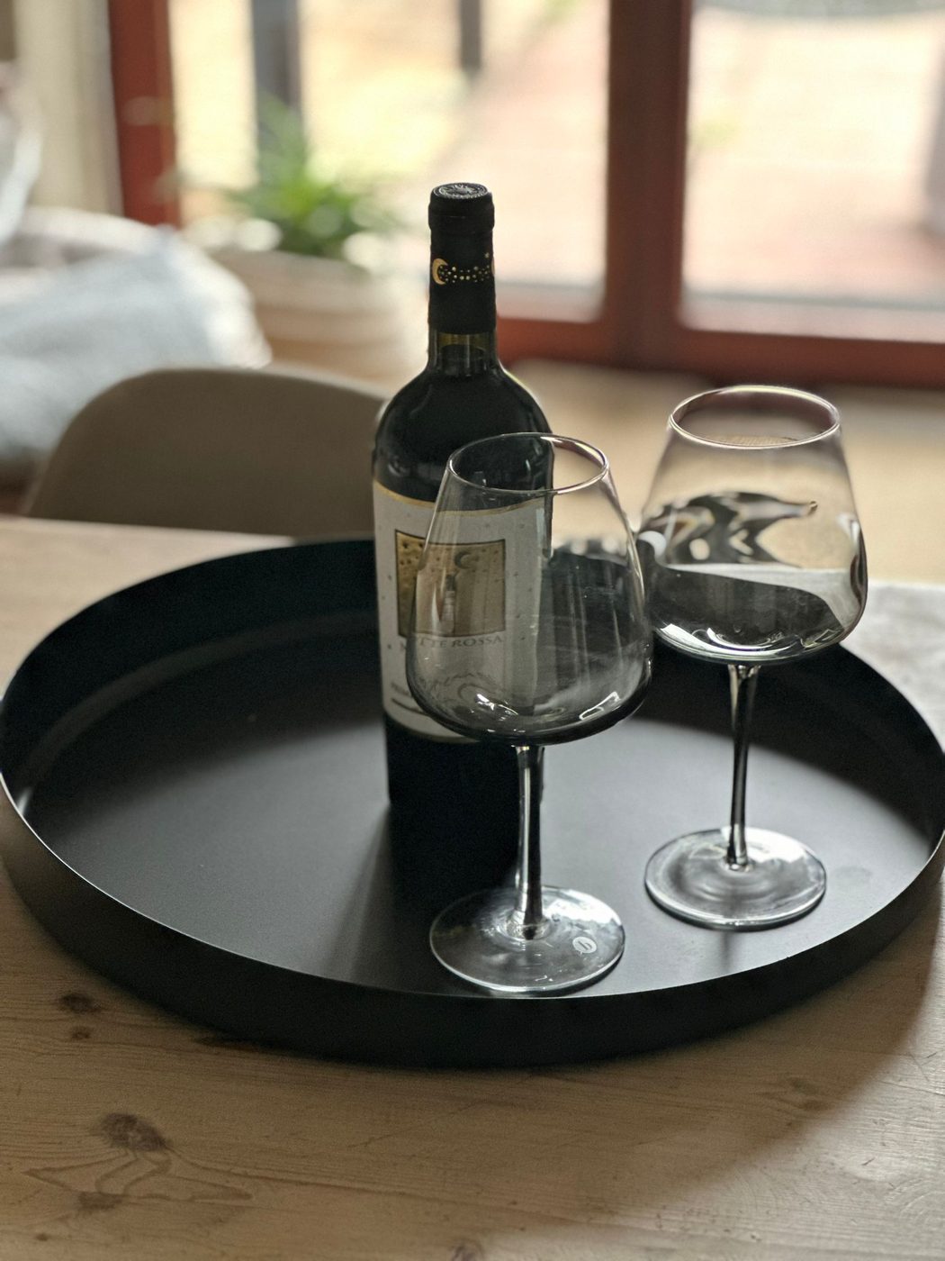 Tablett in Schwarz